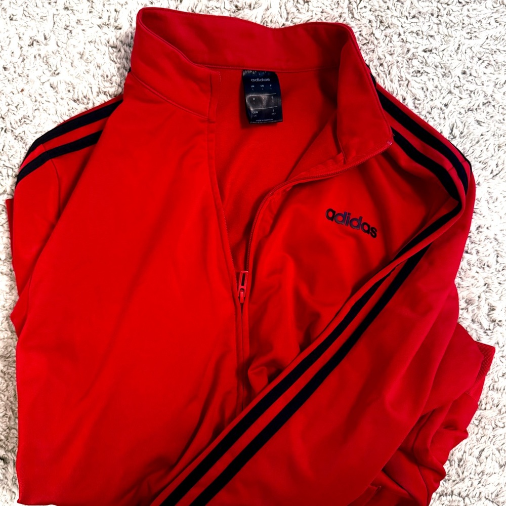 Adidas Vibrant Red Jacket